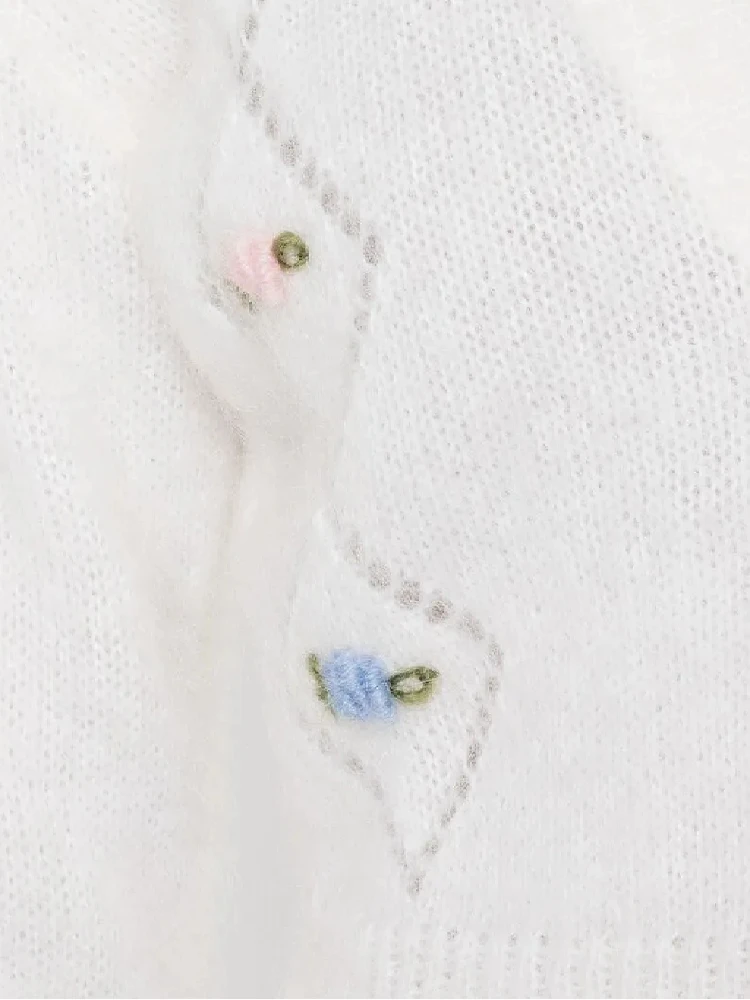 Alessandra Rich Sweaters White alternative