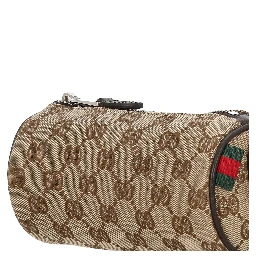 GG canvas mini cylinder bag