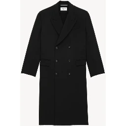 Saint Laurent  Coats Black