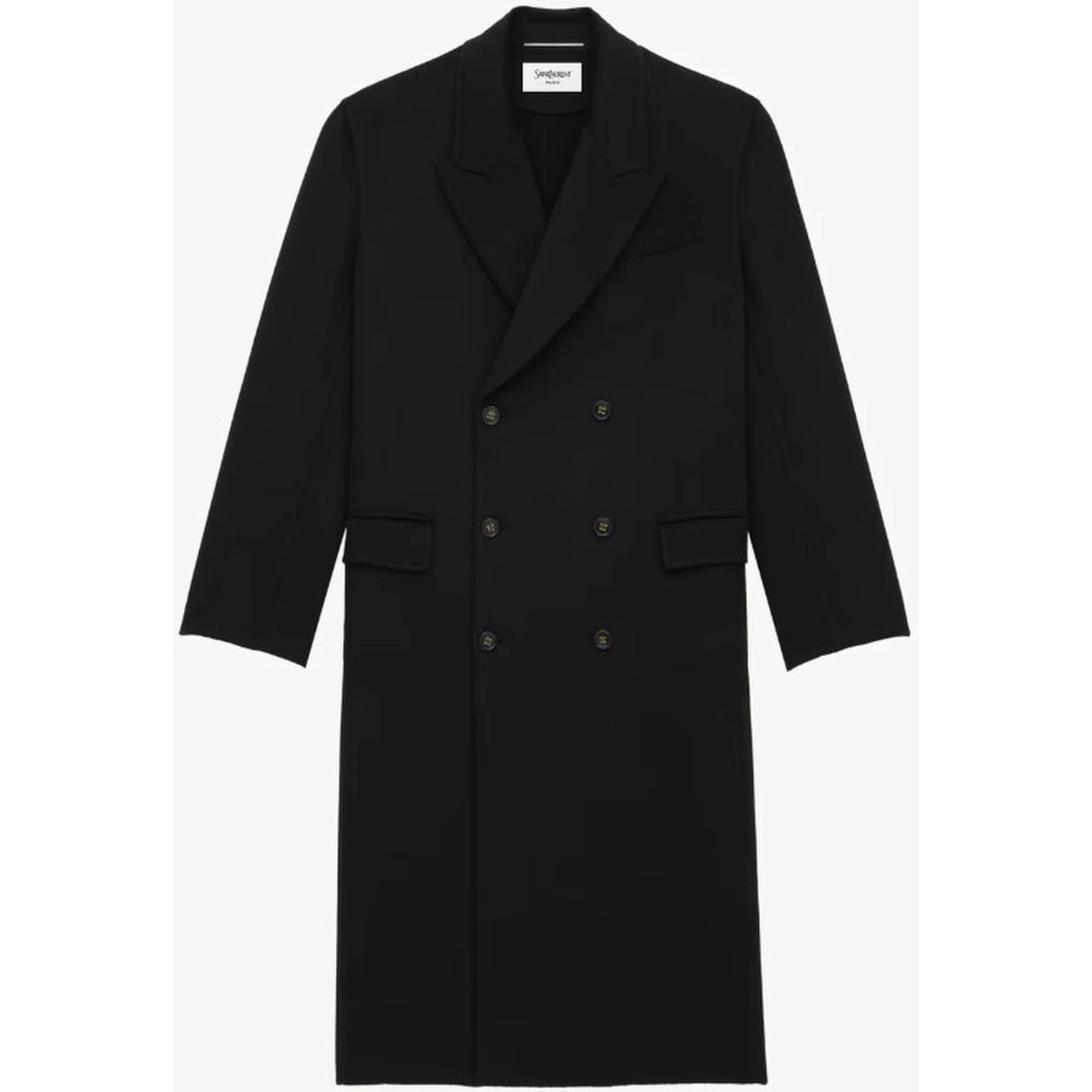 Saint Laurent  Coats Black