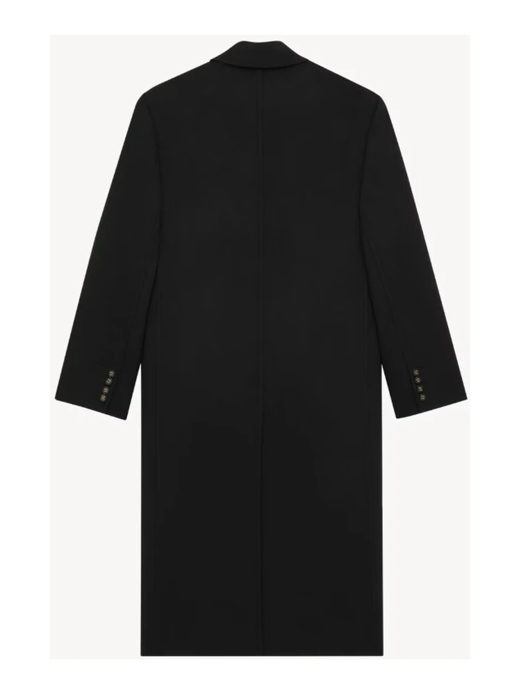 Saint Laurent  Coats Black alternative