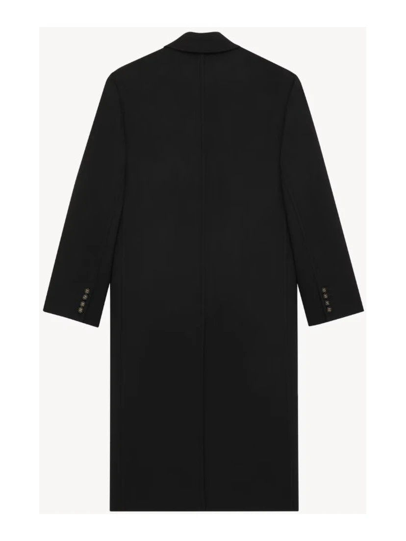 Saint Laurent  Coats Black