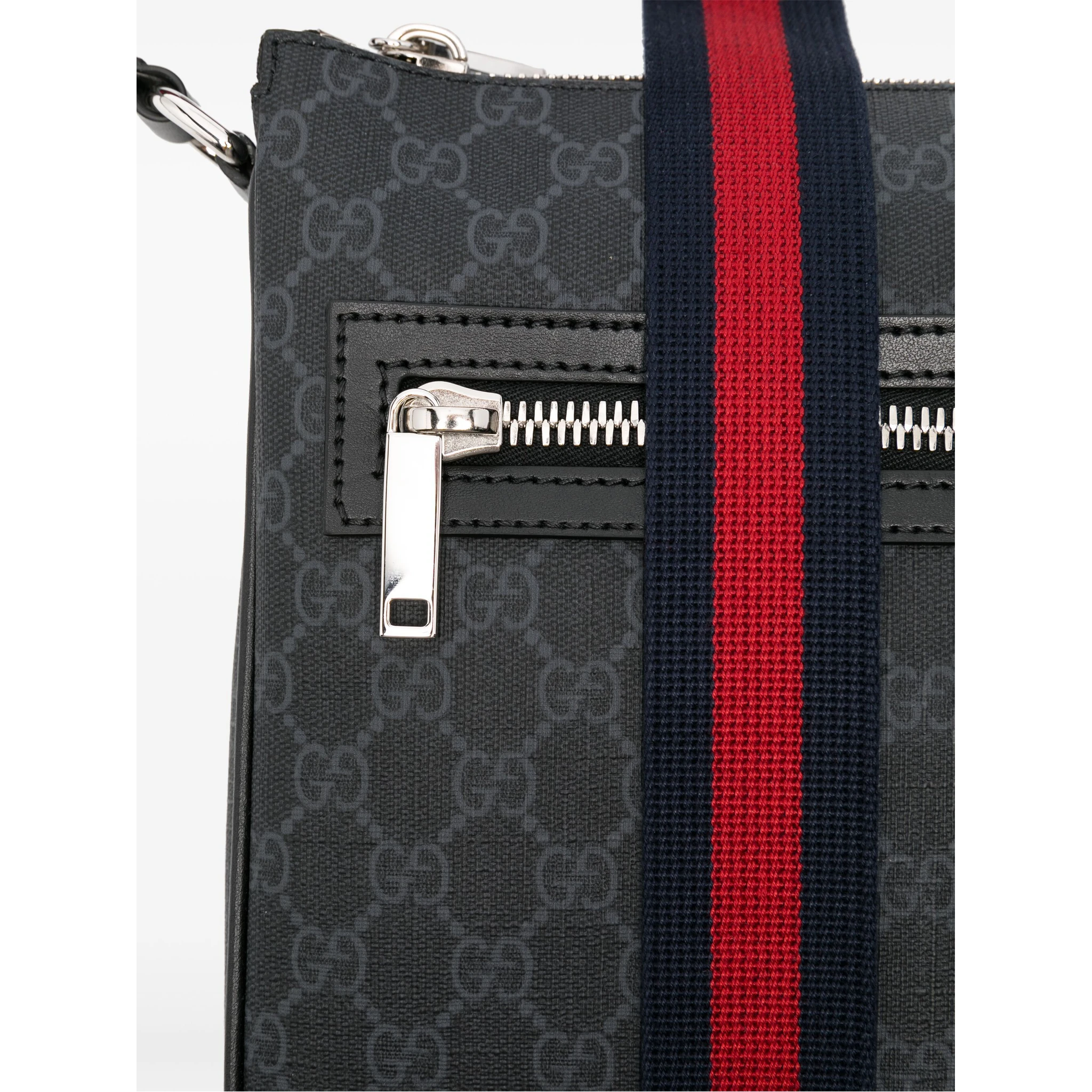 GG Black small messenger bag