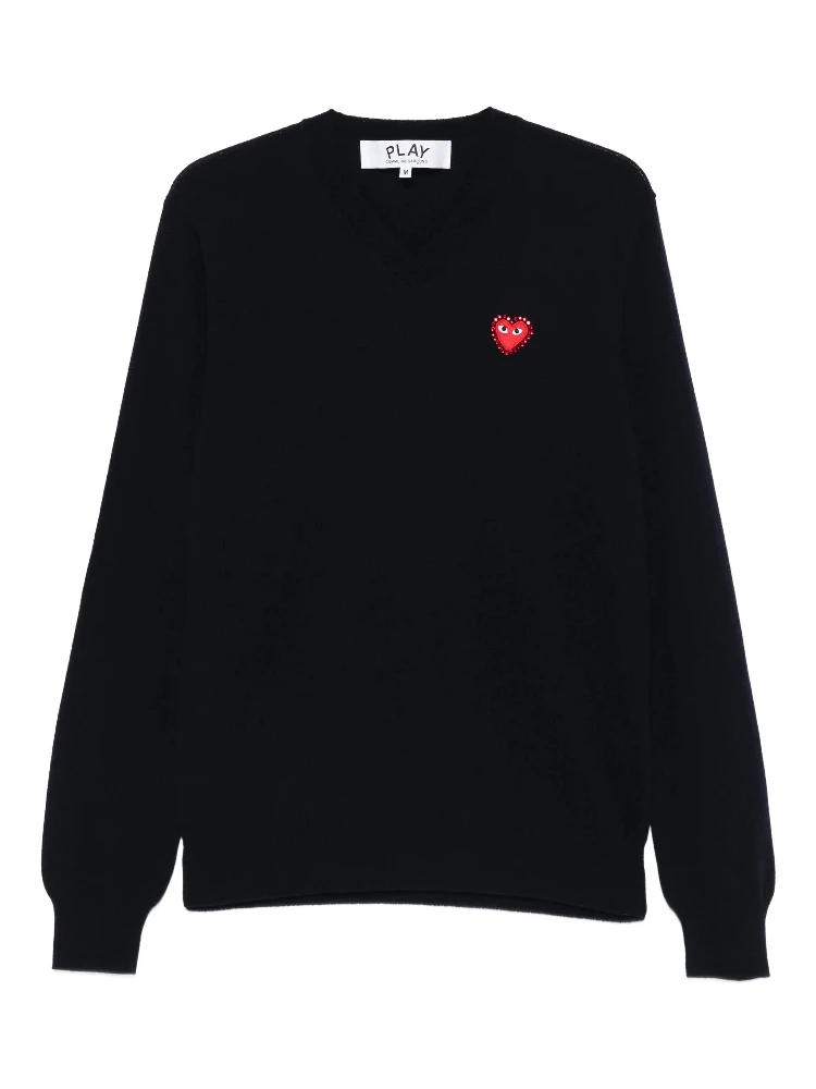 COMME DES GARCONS PLAY Sweaters Blue