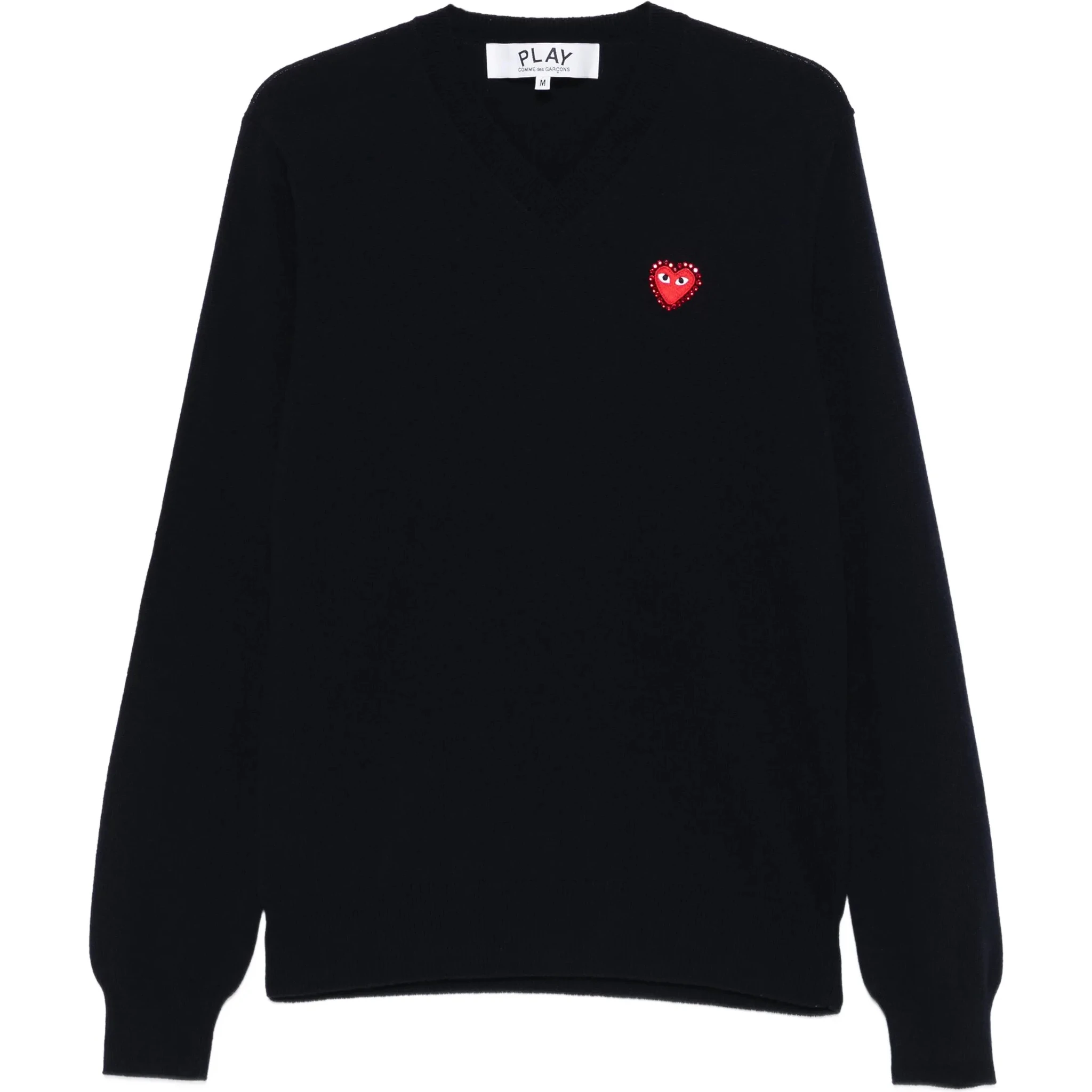 COMME DES GARCONS PLAY كنزة باللون الأزرق