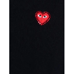 COMME DES GARCONS PLAY كنزة باللون الأزرق