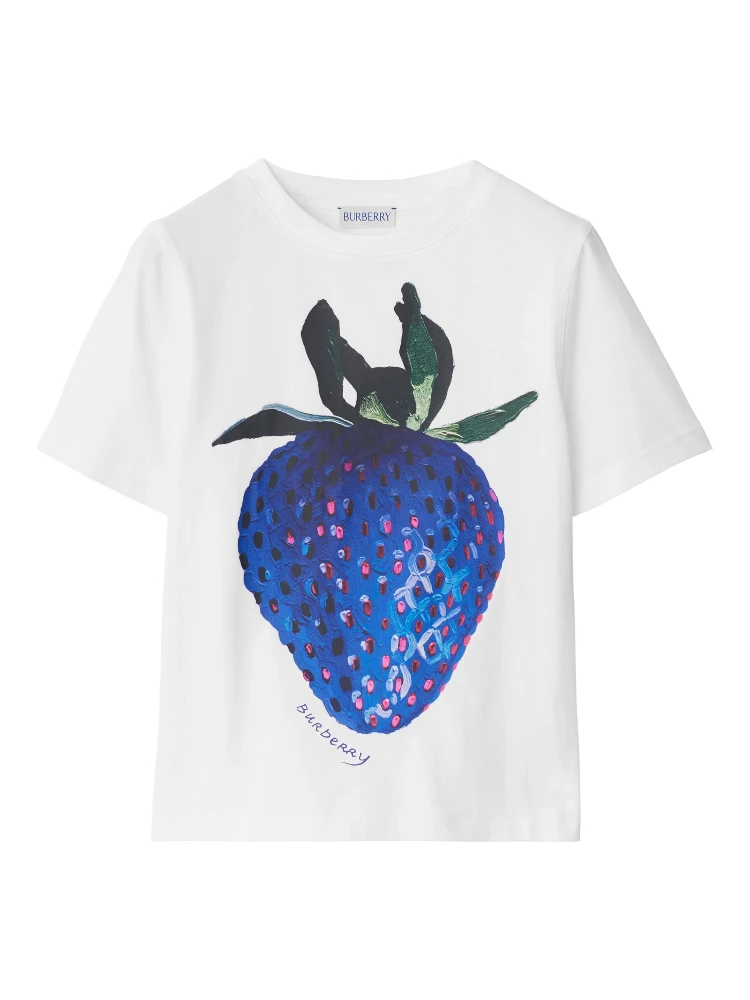 Burberry Kids T-shirts and Polos White