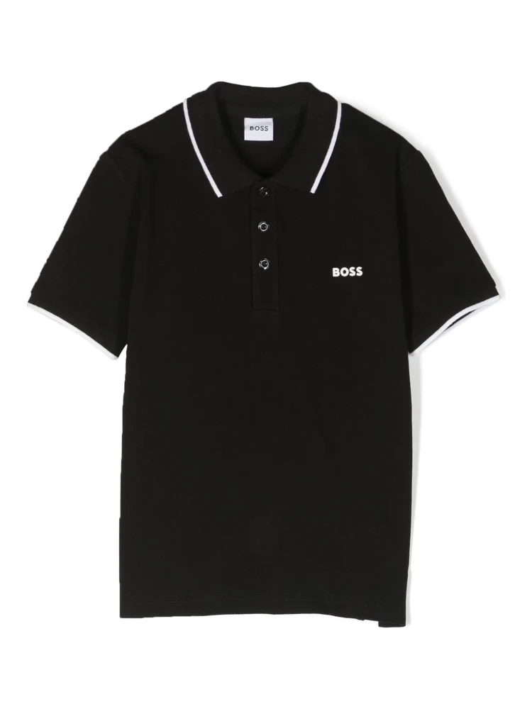 Hugo Boss T-shirts and Polos Black