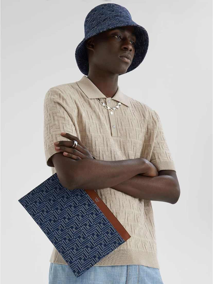 Fendi Hats Blue