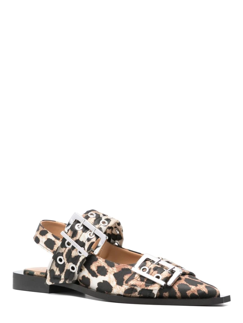 GANNI Flat shoes Brown