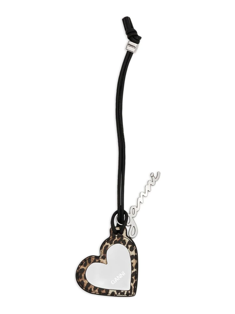 GANNI Keychains Black