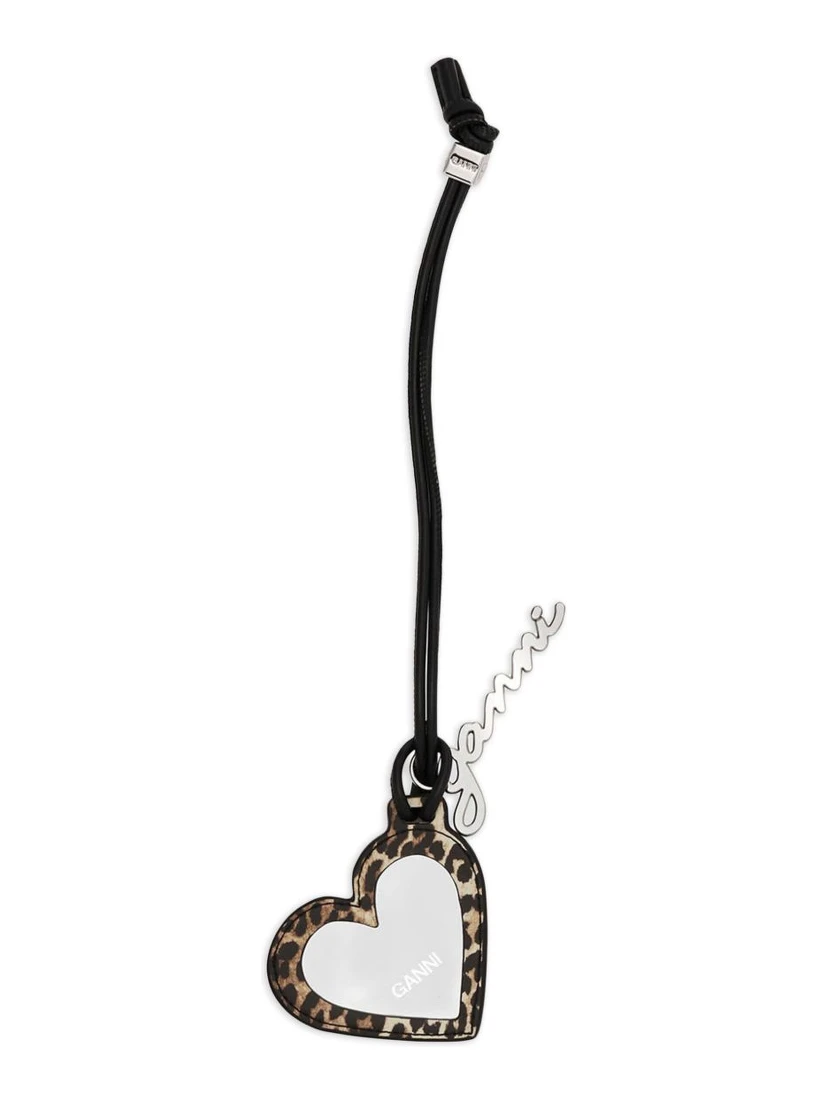 GANNI Keychains Black