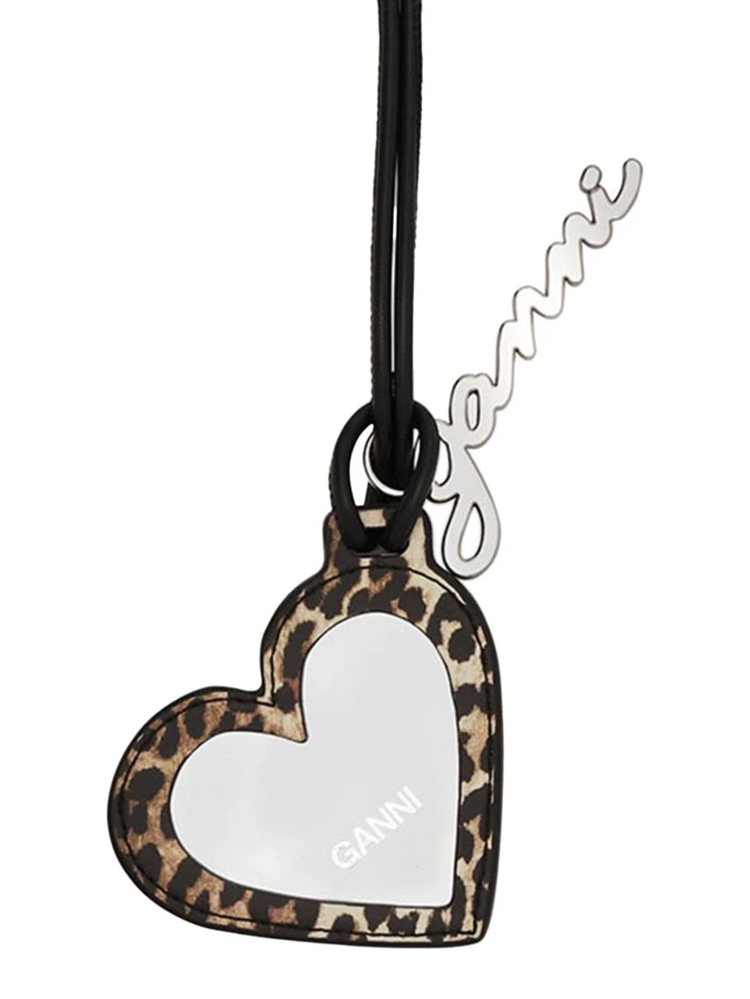 GANNI Keychains Black