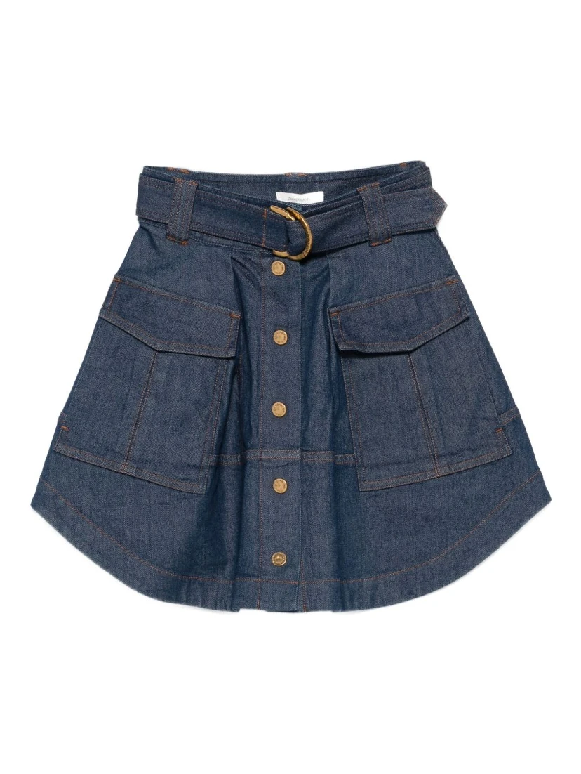 Zimmermann Skirts Blue