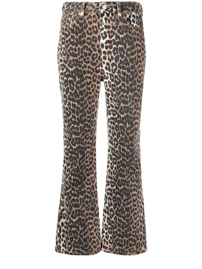 GANNI Jeans Brown