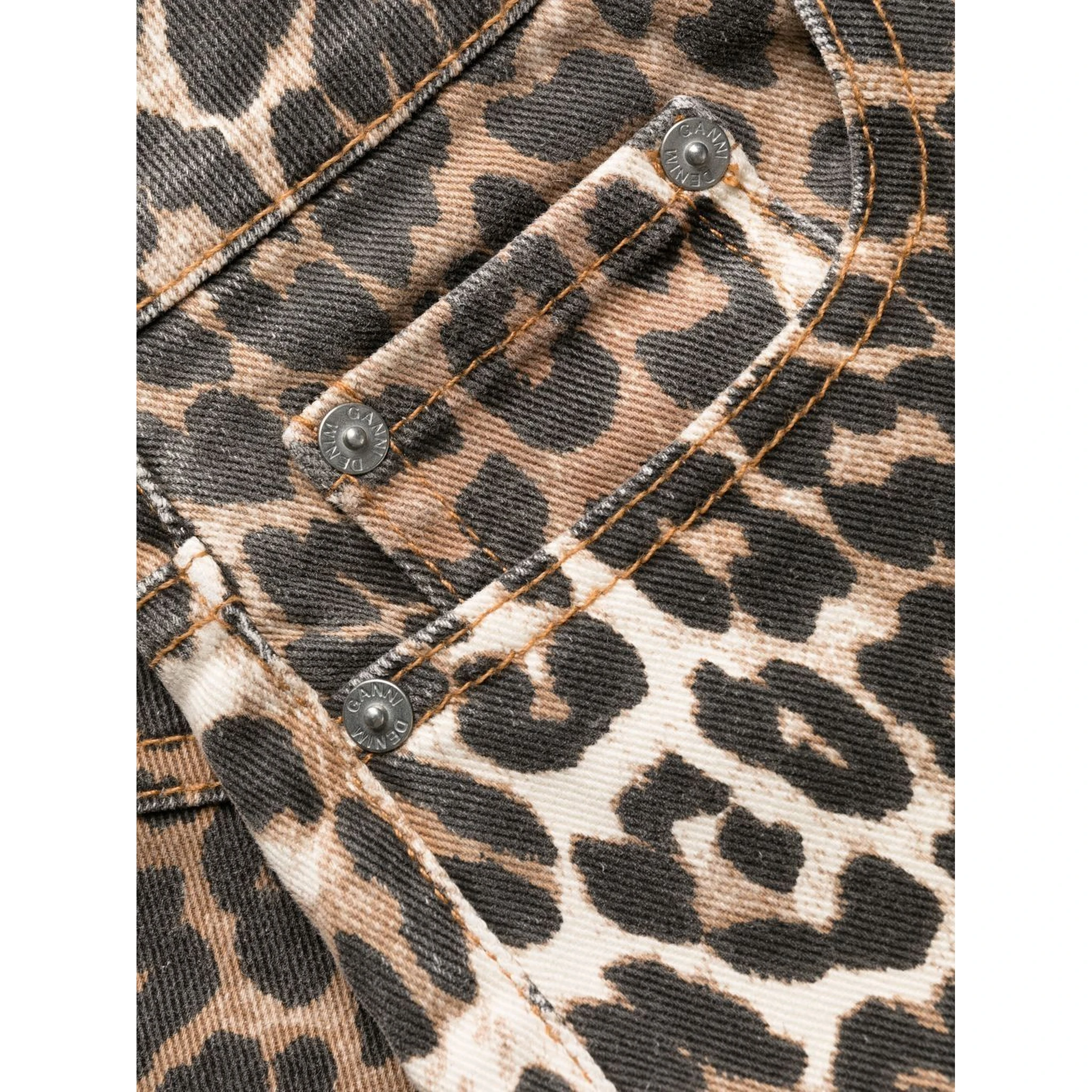 GANNI Jeans Brown