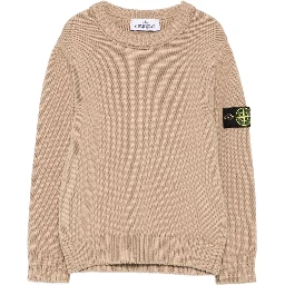 STONE ISLAND KIDS Sweaters Beige