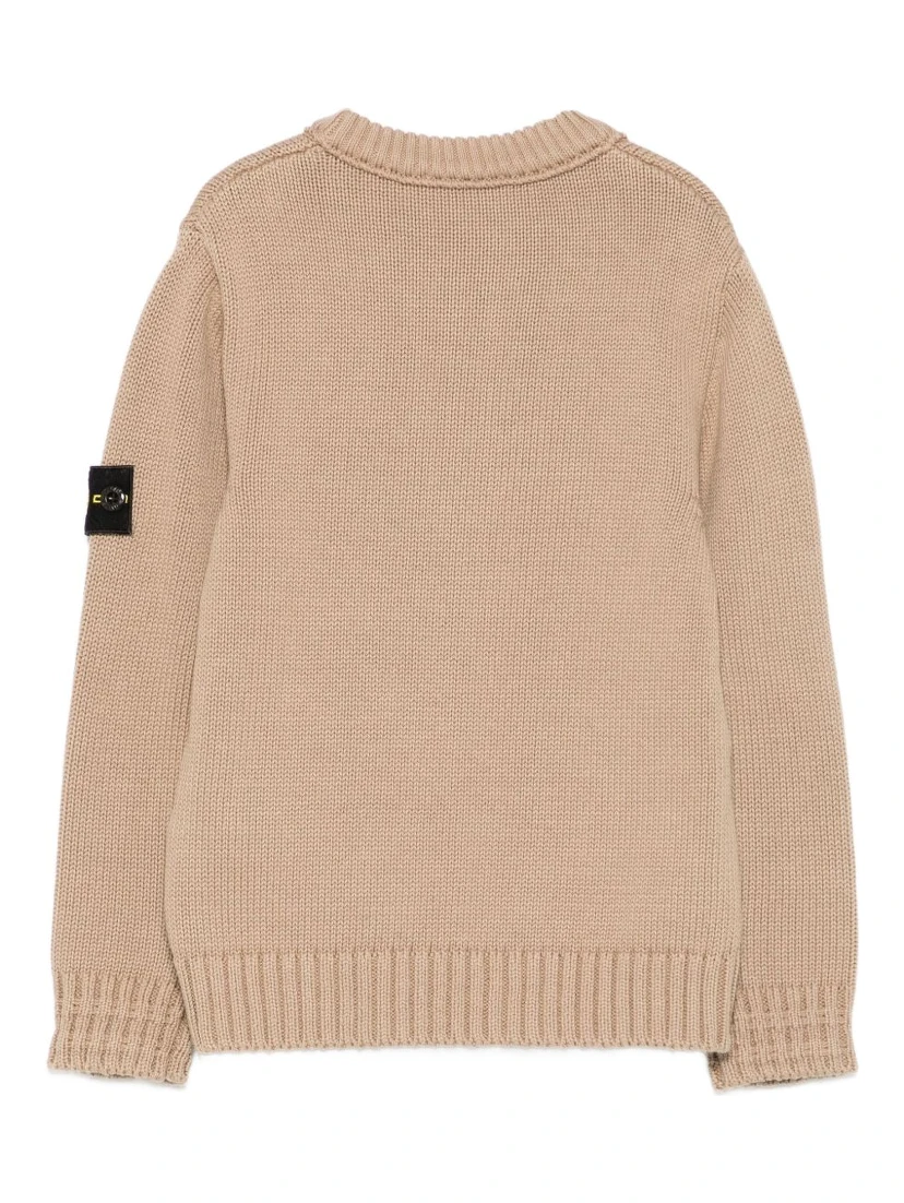 STONE ISLAND KIDS Sweaters Beige