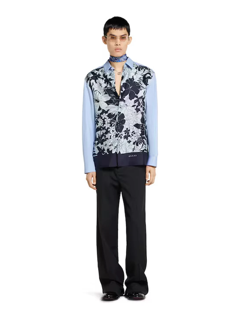 Gucci Shirts Clear Blue