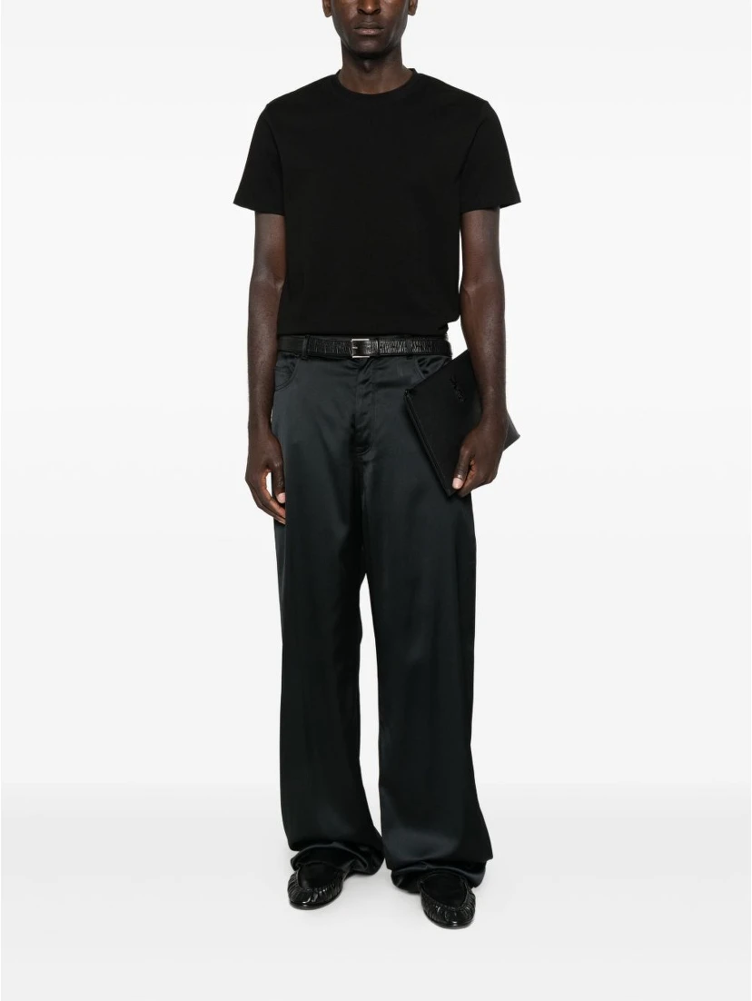 Saint Laurent  T-shirts and Polos Black
