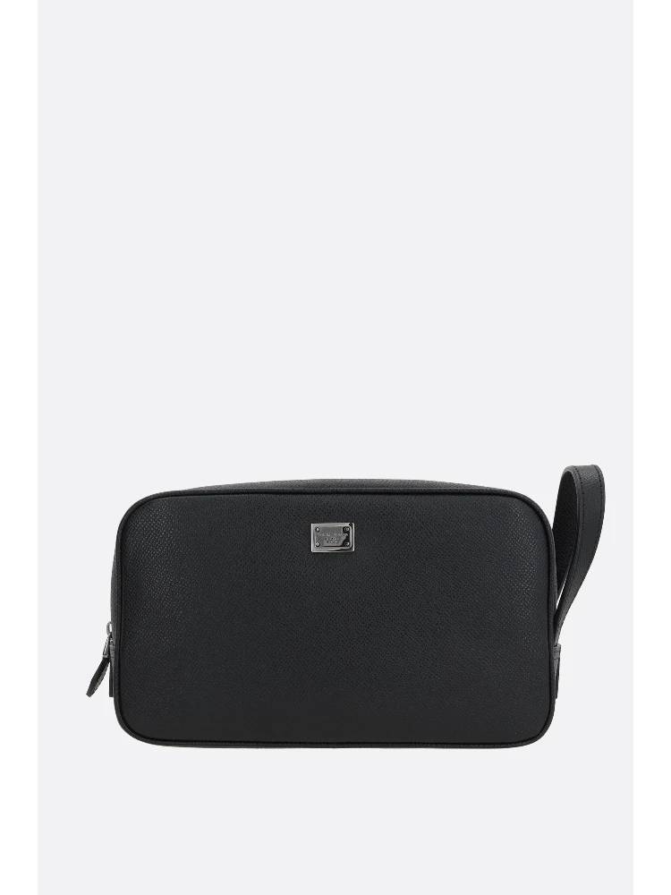 Calfskin toiletry bag