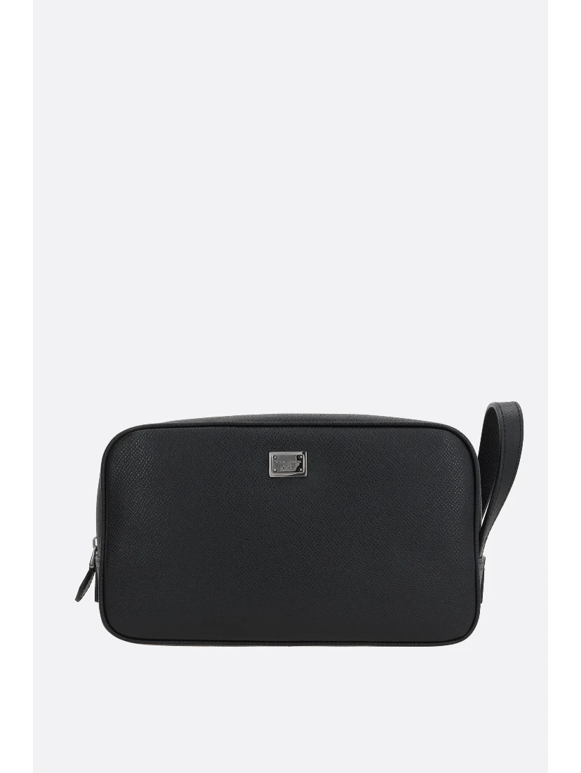 Calfskin toiletry bag