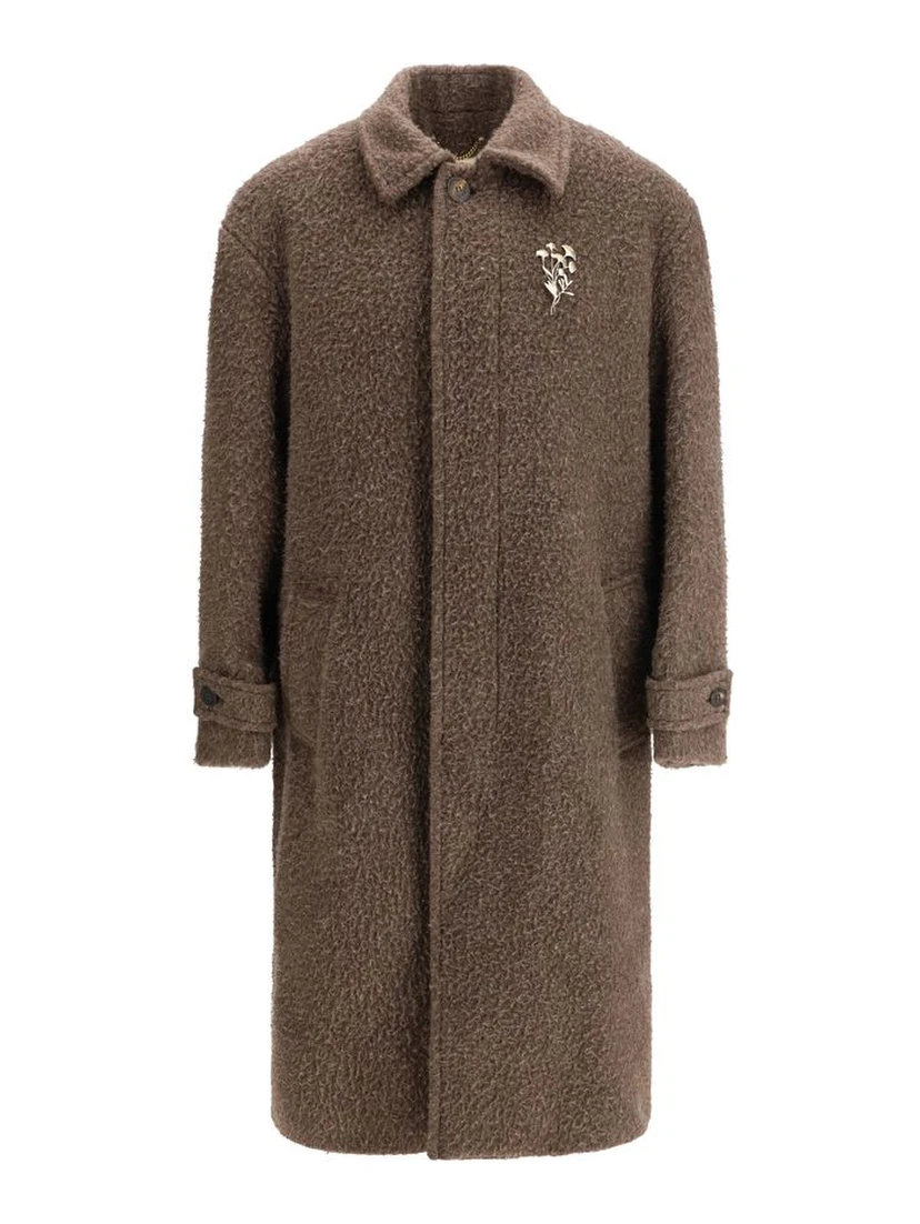 Brown Viscose Coat