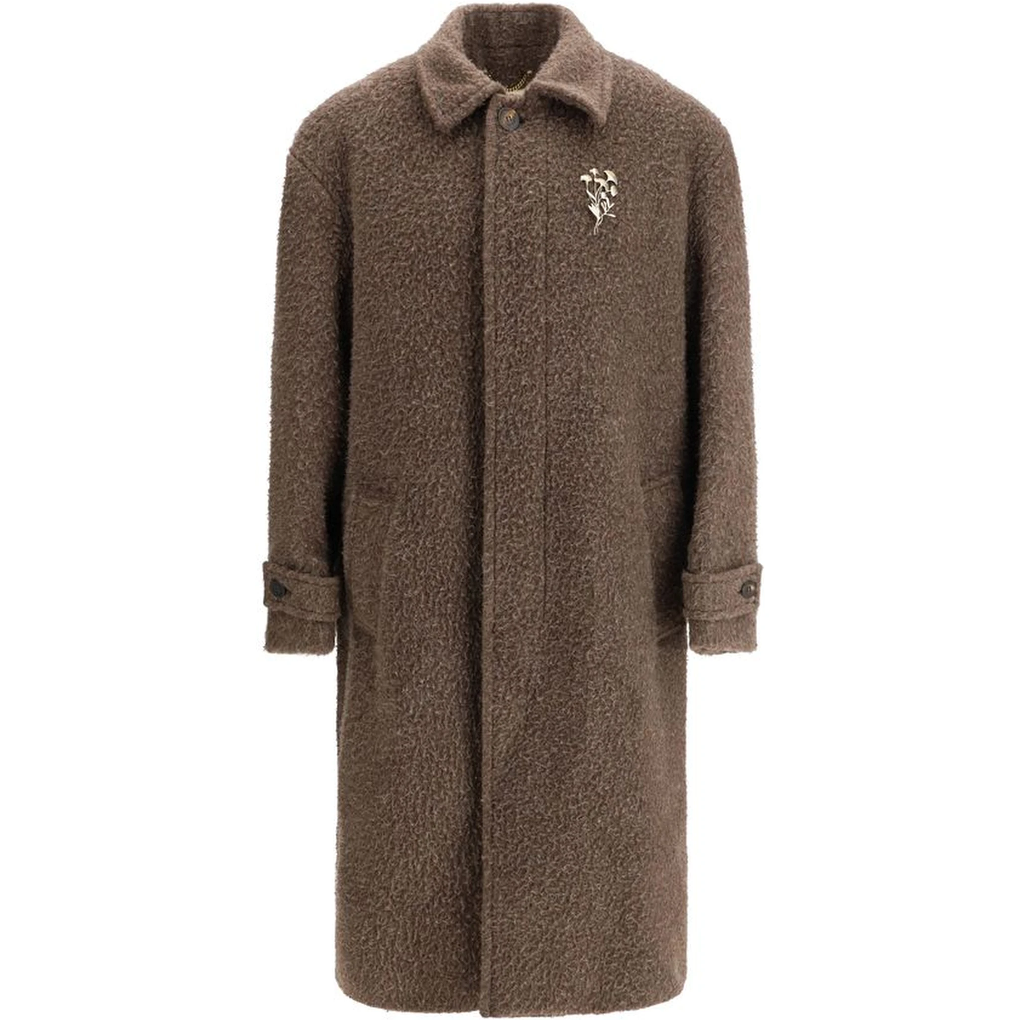 Brown Viscose Coat
