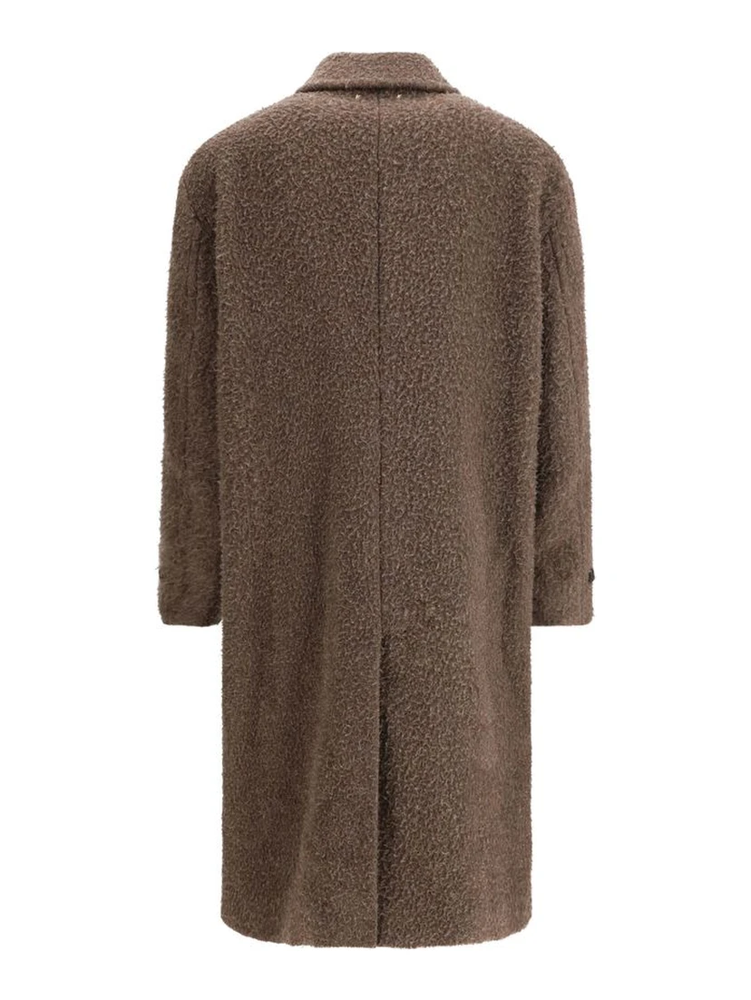Brown Viscose Coat