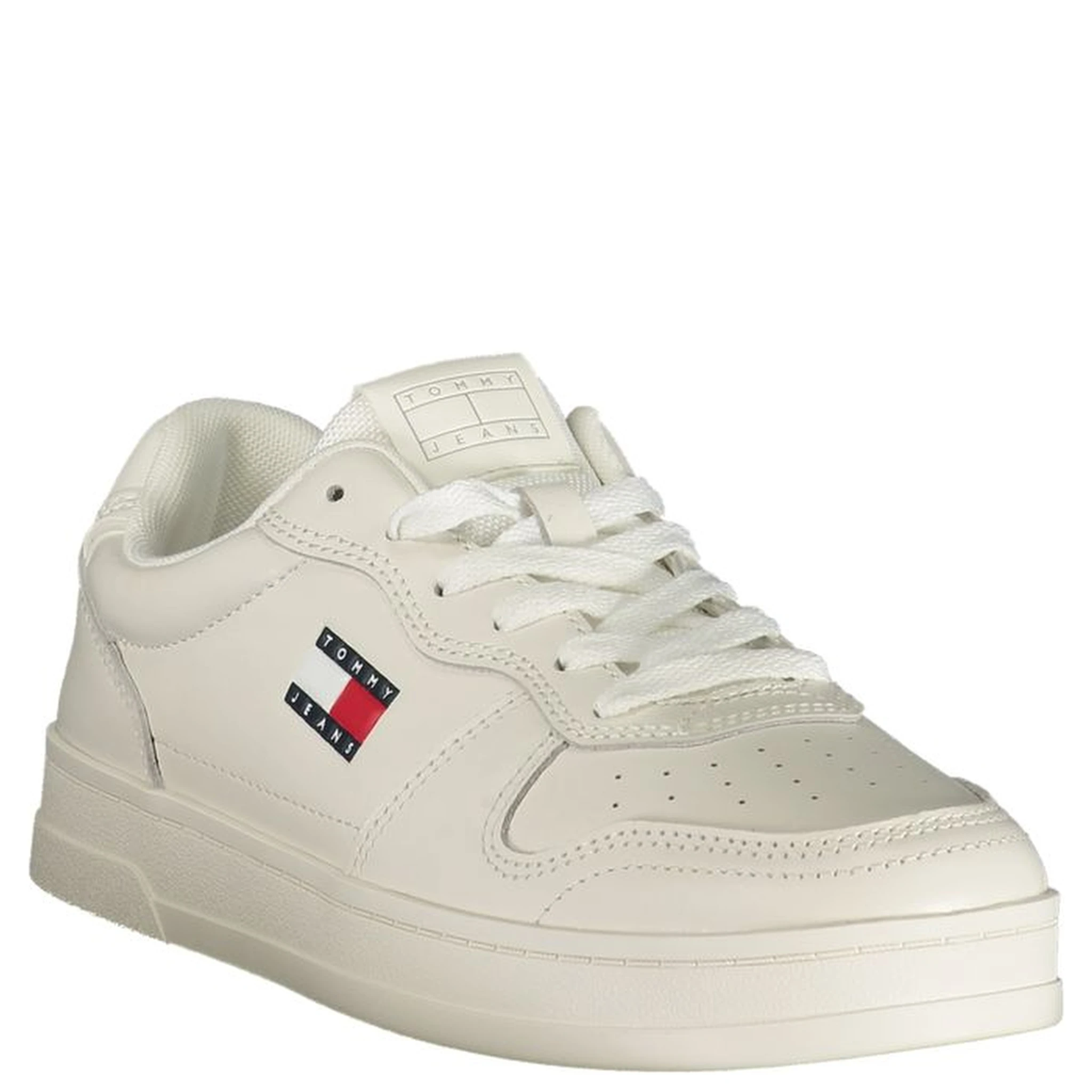 White Leather Women Sneaker