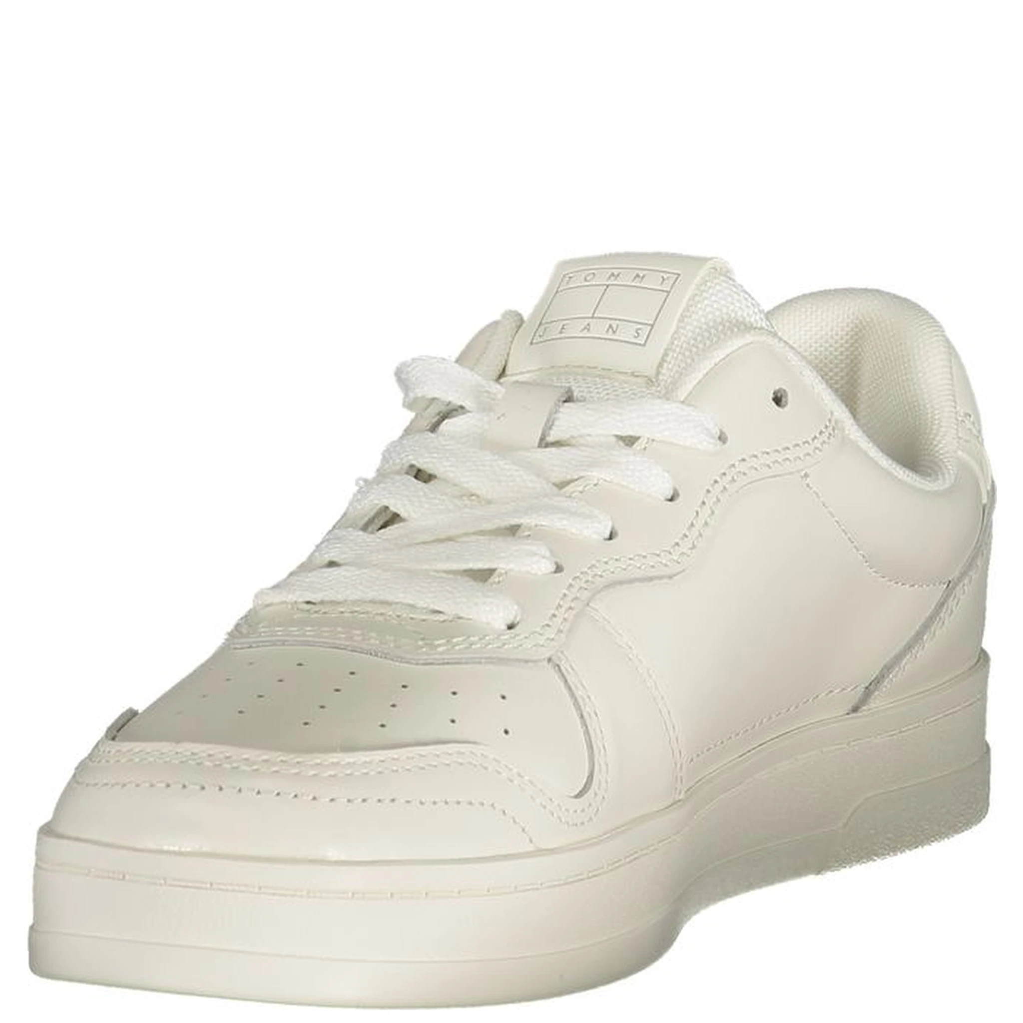 White Leather Women Sneaker