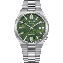 Gray Stainless Steel Dress Watch