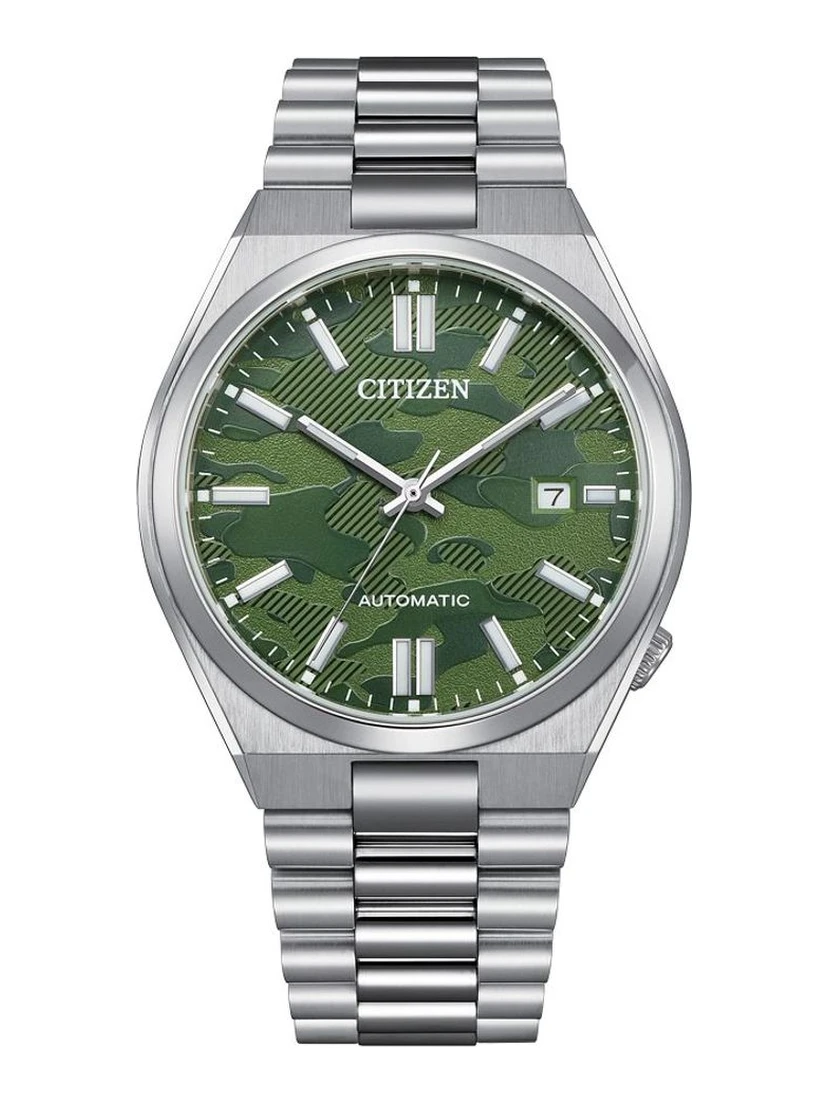 Gray Stainless Steel Dress Watch