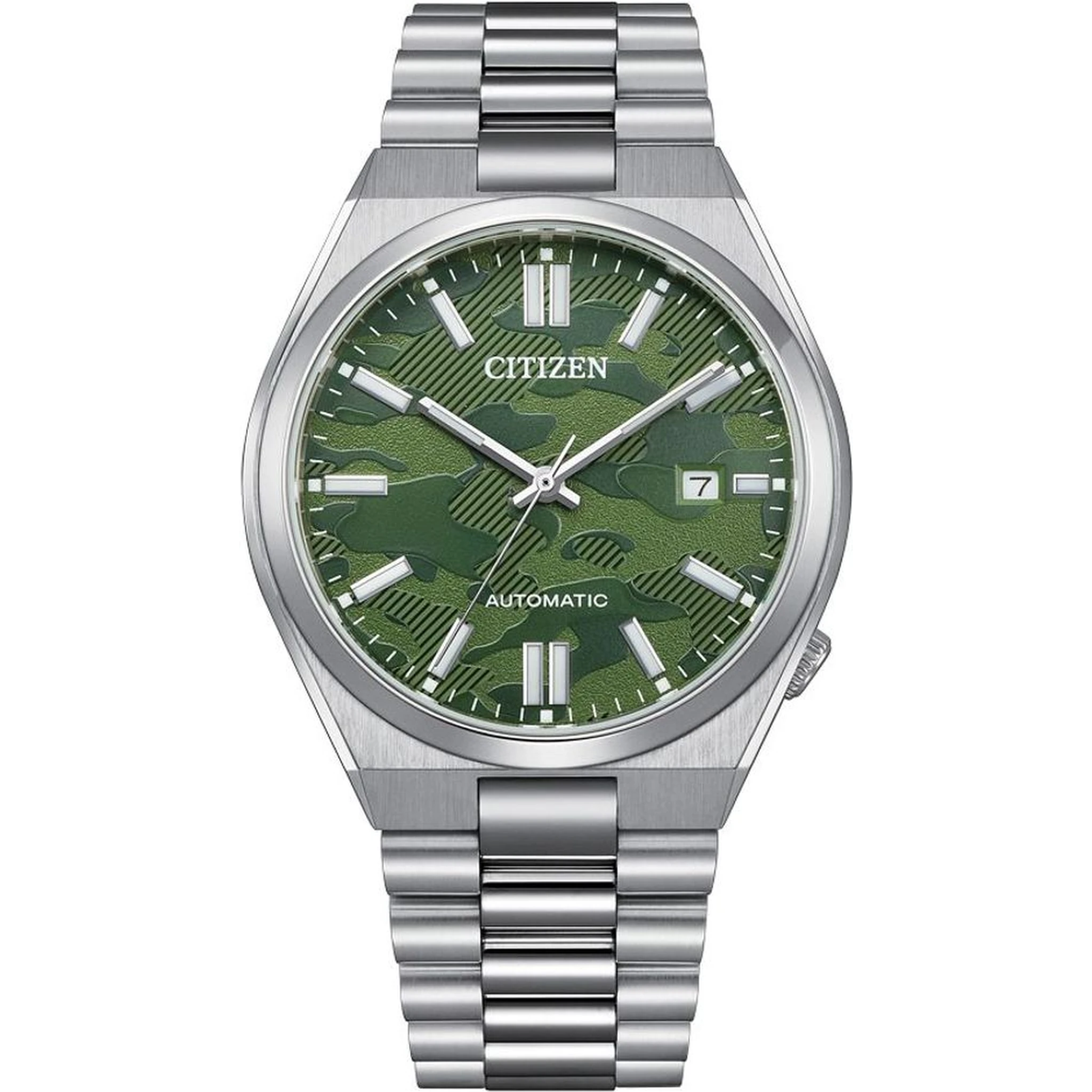 Gray Stainless Steel Dress Watch