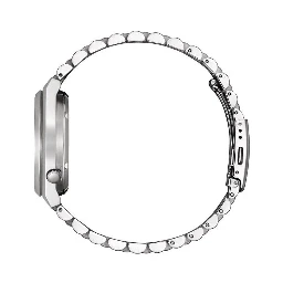 Gray Stainless Steel Dress Watch