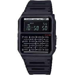 Black Resin Digital Watch