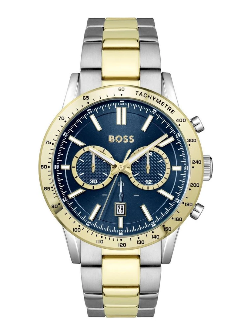 Gray Stainless Steel Dress Watch