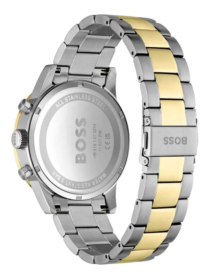Gray Stainless Steel Dress Watch