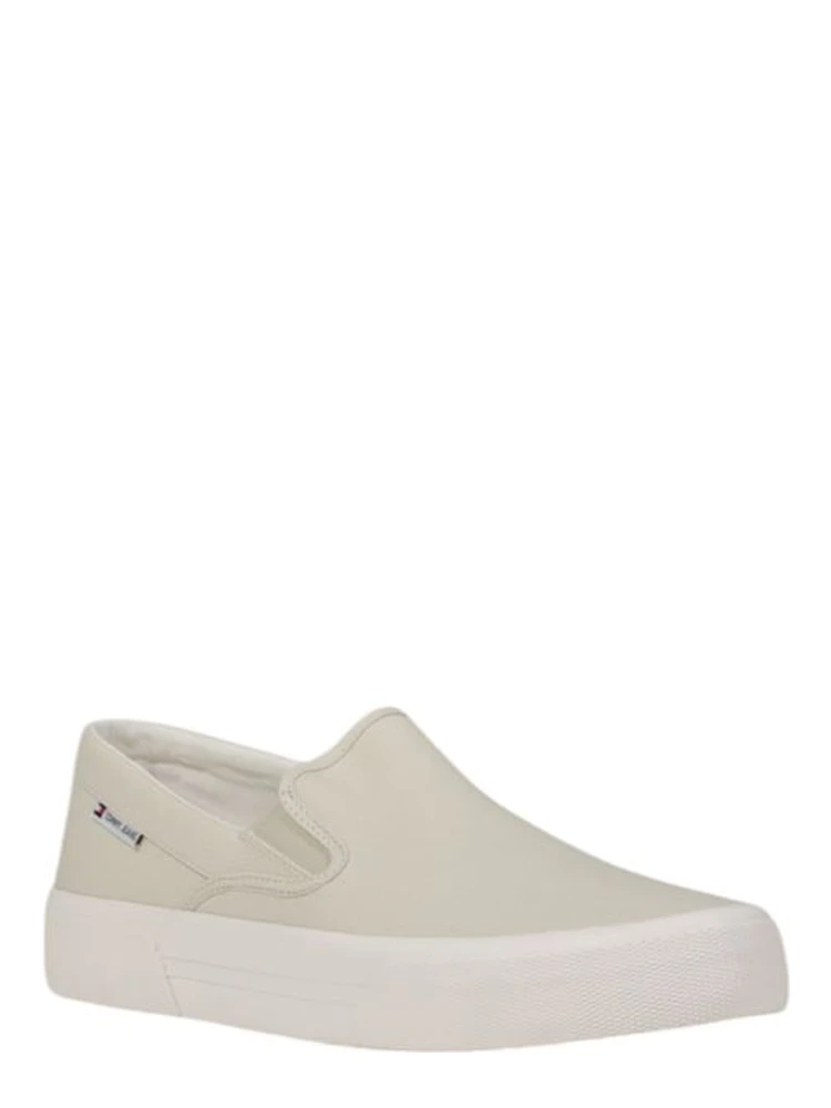 Beige Recycled Cotton Slip-On Loafers alternative