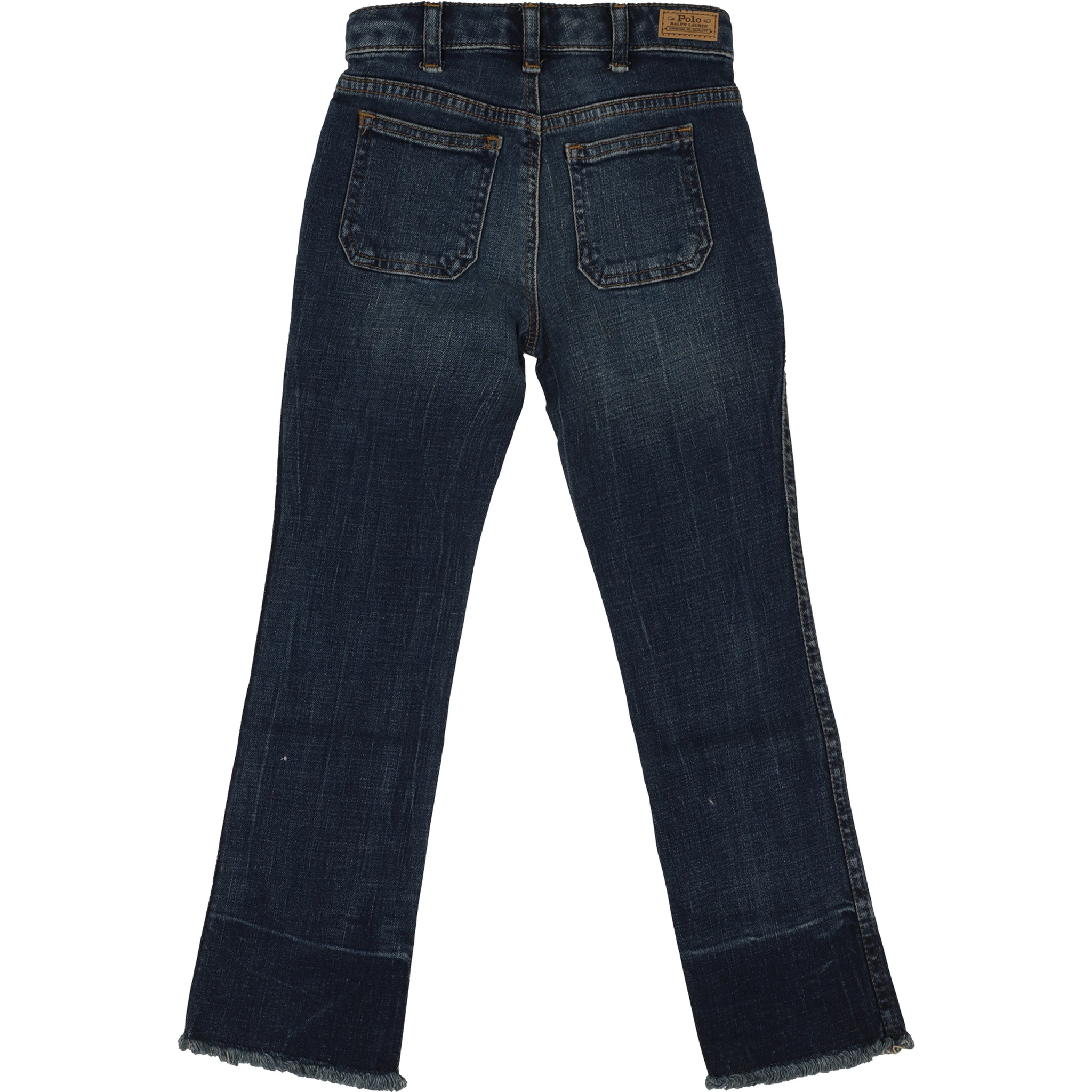 Slim-cut flared denim jeans