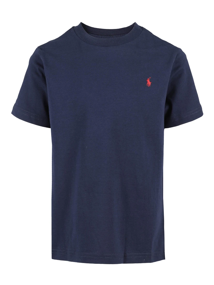 Navy blue cotton T-shirt