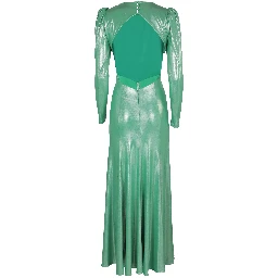 Puff sleeve maxi dress