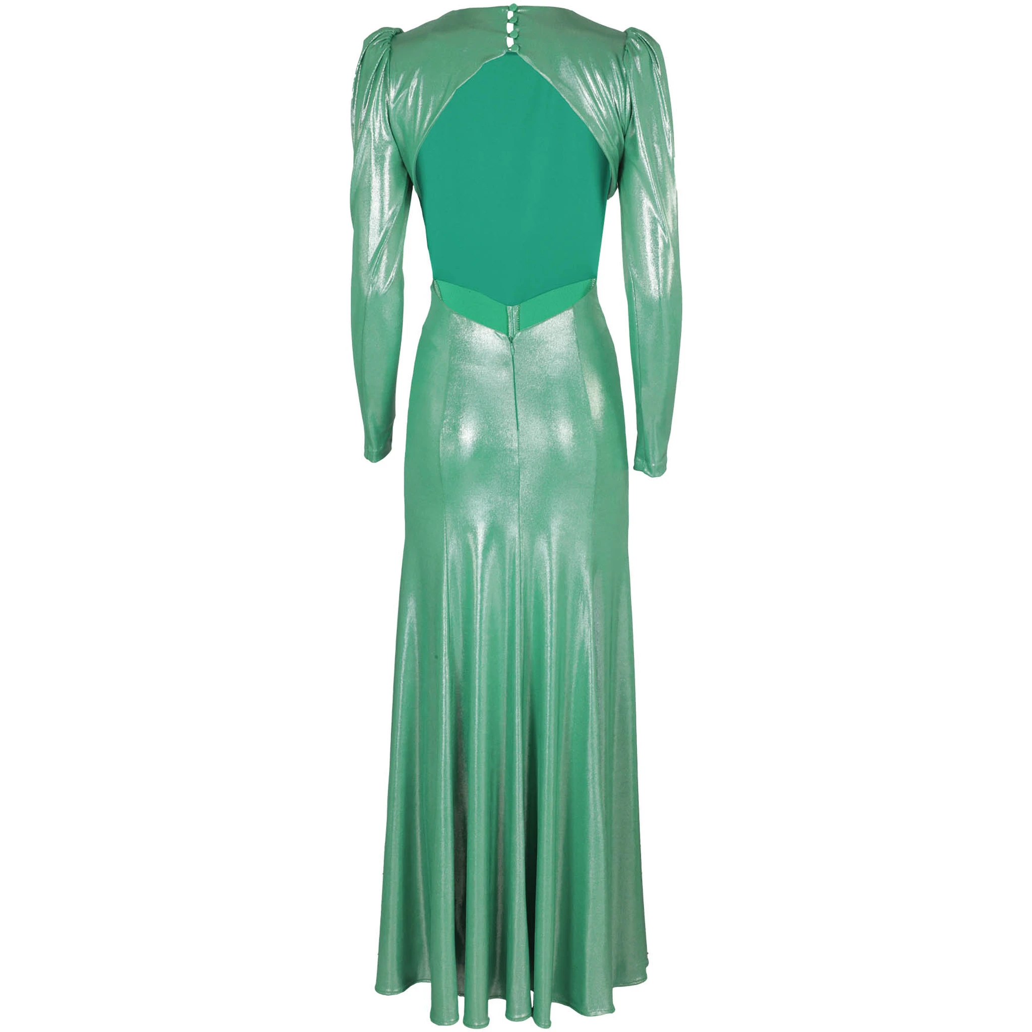 Puff sleeve maxi dress