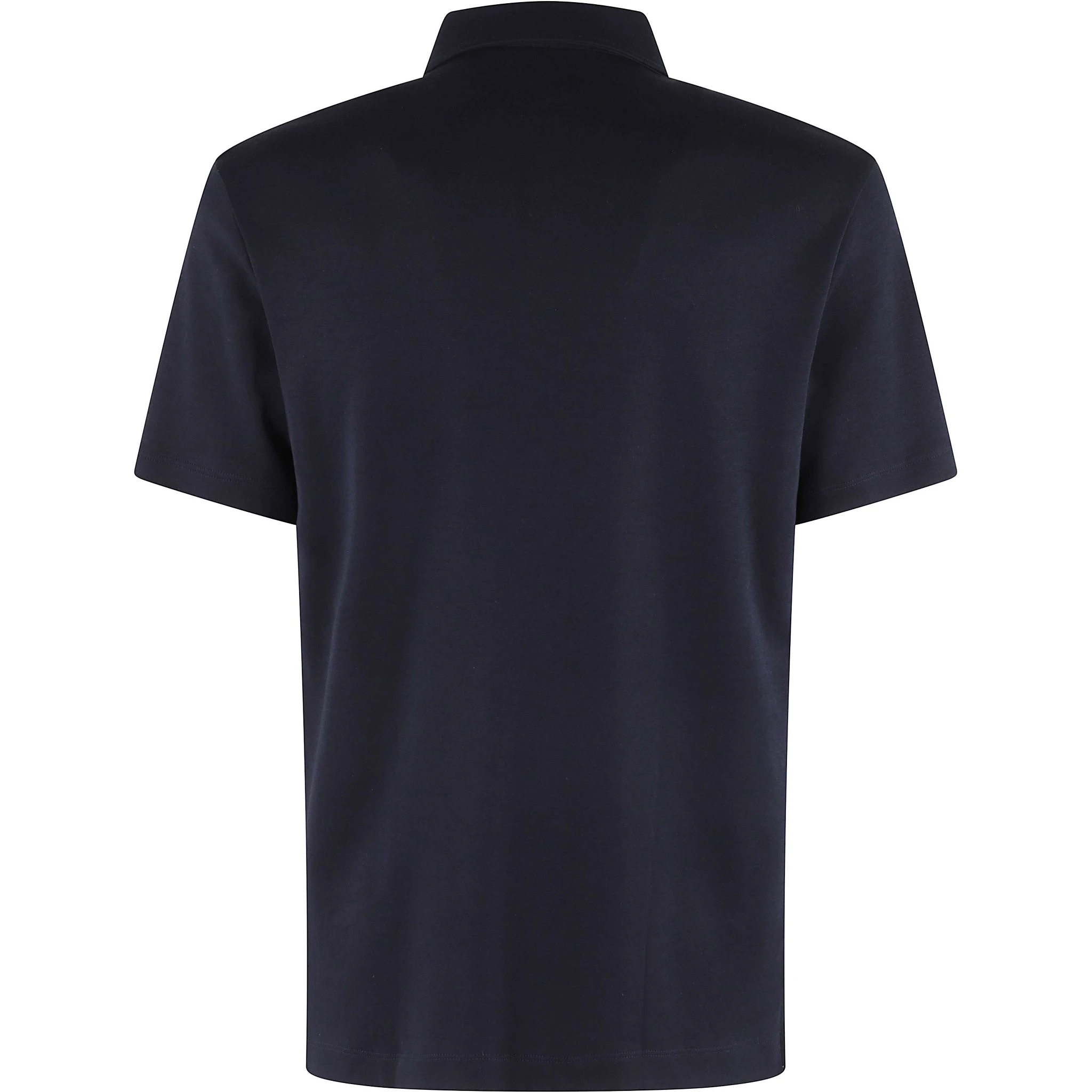 Textured-knit polo shirt