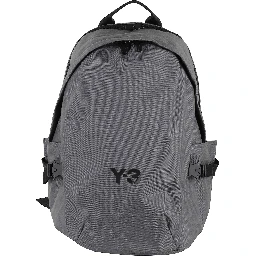 Logo-plaque backpack