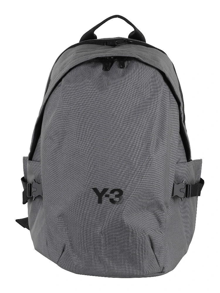 Logo-plaque backpack