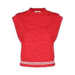 Sporty Vest In Red