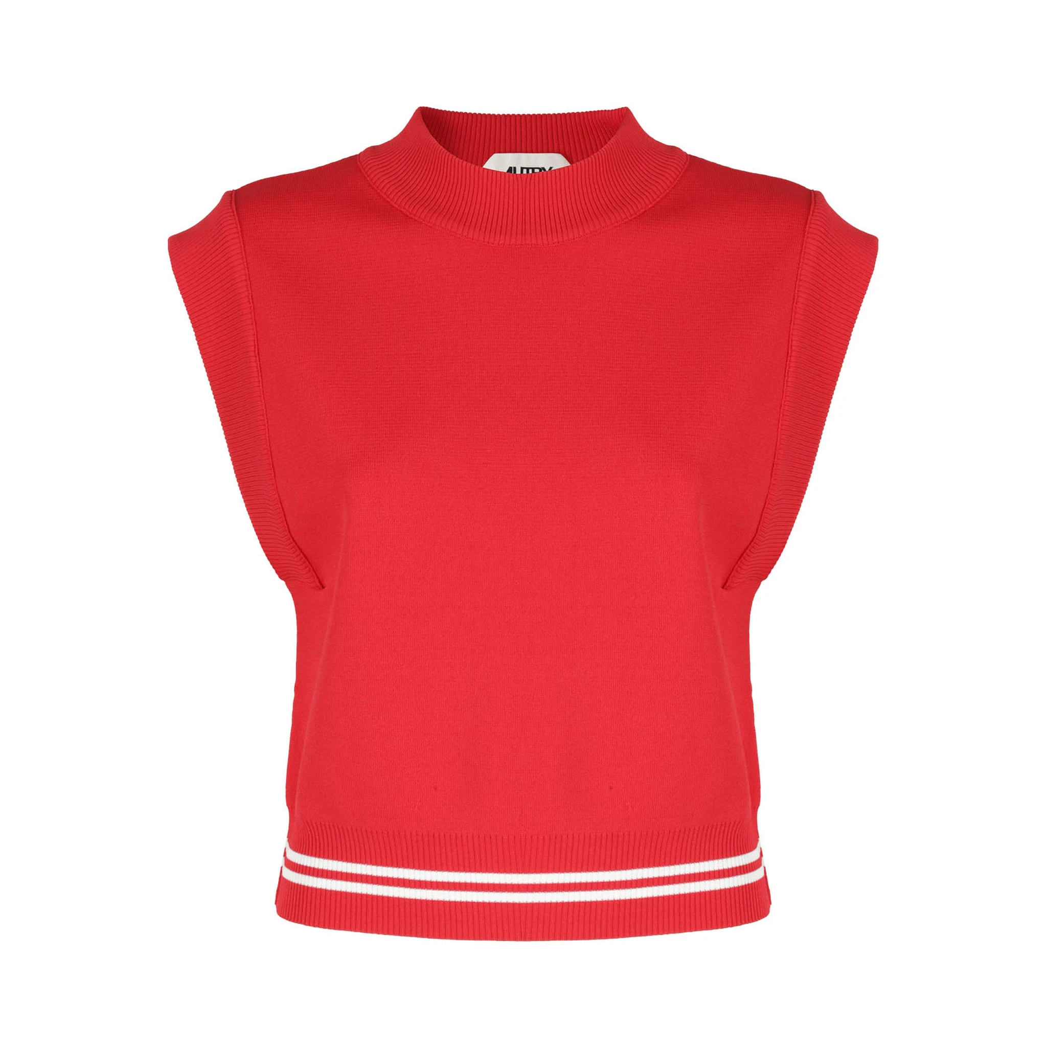 Sporty Vest In Red