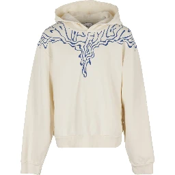 Fluid Wings cotton hoodie