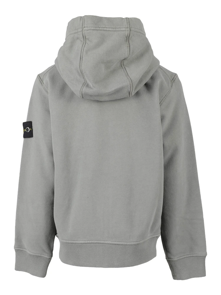 Compass-badge zip-up hoodie alternative